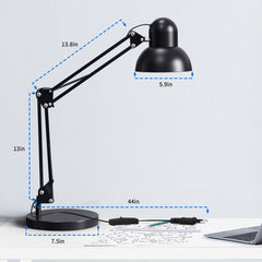 LONGTOO Bigger Desk Lamp, Table Lamp with E27 Screw Bulb