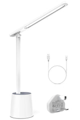 Dimmable LED Eye-Caring Desk Lamp,Touch Control, Memory Function
